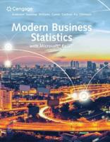 Bundle: Modern Business Statistics With Microsoft Excel, 7th + Mindtap, 2 Terms Printed Access Card