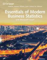 Bundle: Essentials of Modern Business Statistics With Microsoft Excel, 8th + Mindtap, 1 Term Printed Access Card