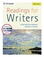 Bundle: Readings for Writers, 16th + Mindtap, 1 Term Printed Access Card