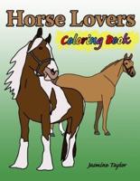 Horse Lovers Coloring Book