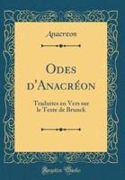 Odes d'Anacréon