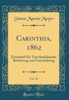 Carinthia, 1862, Vol. 52