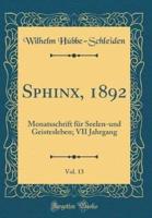 Sphinx, 1892, Vol. 13