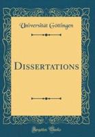 Dissertations (Classic Reprint)