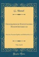 Geographisch-Statistisches Handwörterbuch, Vol. 2 of 2