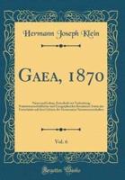 Gaea, 1870, Vol. 6