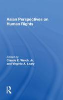 Asian Perspectives on Human Rights