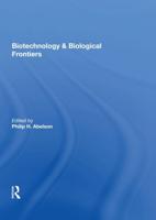 Biotechnology and Biological Frontiers