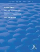 Accountics. Part III January 1900 to August 1900