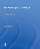 Meanings of Modern Art