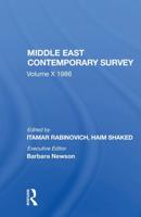 Middle East Contemporary Survey. Volume X 1986