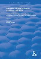 European and Non-European Societies, 1450-1800. Volume II Religion, Class, Gender and Race