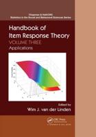 Handbook of Item Response Theory: Volume 3: Applications