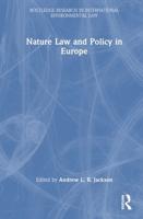 Nature Law and Policy in Europe