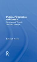 Politics, Participation, and Poverty