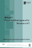 What Is Psychotherapeutic Research?