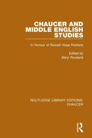 Chaucer and Middle English Studies