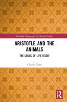 Aristotle and the Animals: The Logos of Life Itself