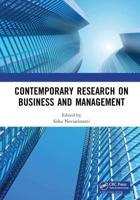 Contemporary Research on Business and Management : Proceedings of the International Seminar of Contemporary Research on Business and Management (ISCRBM 2019), 27-29 November, 2019, Jakarta, Indonesia