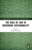 The Role of Law in Governing Sustainability