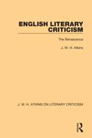 English Literary Criticism. The Renascence