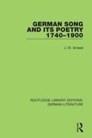 German Song and Its Poetry, 1740-1900