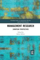 Management Research: European Perspectives