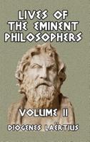 Lives of the Eminent Philosophers Volume II
