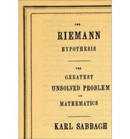 The Riemann Hypothesis