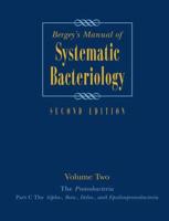 Bergey's Manual of Systematic Bacteriology. Vol. 2 Proteobacteria