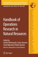 Handbook of Operations Research in Natural Resources