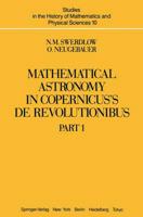 Mathematical Astronomy in Copernicus's De Revolutionibus