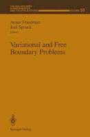 Variational and Free Boundary Problems