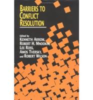 Barriers to Conflict Resolution