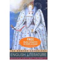 The Norton Anthology of English Literature 7E V 1 + Media Companion CD