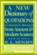 New Dictionary of Quotations #
