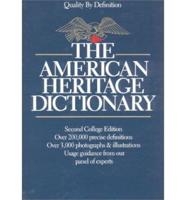 "American Heritage" Dictionary of the English Language