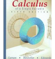 Calculus of a Single Variable