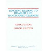 Teaching Reading to Disabled and Handicapped Learners
