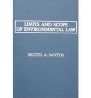 Limits and Scope of Environmental Law