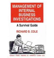 Management of Internal Business Investigations