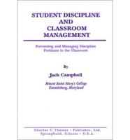 Student Discipline and Classroom Management