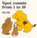Spot Counts from 1 to 10