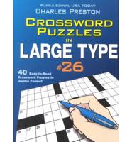 Crossword Puzzles in Large Typ