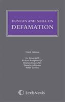 Duncan and Neill on Defamation