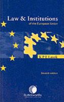 Law and Institutions of the European Union