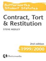 Contract, Tort and Restitution