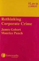 Rethinking Corporate Crime