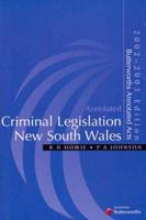 Annotated Criminal Leglislation New South Wales