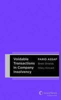 VOIDABLE TRANSACTIONS COMPANY INSOLVENCY